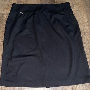 Black knee length black skirt size XL